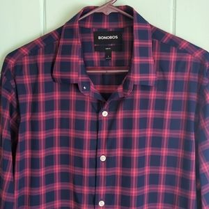 Bonobos Slim Fit Check Button-Up Sport Shirt